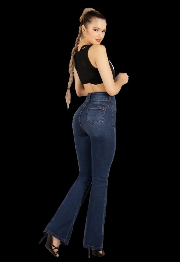 JEANS FLARE AZUL - Imagen 2