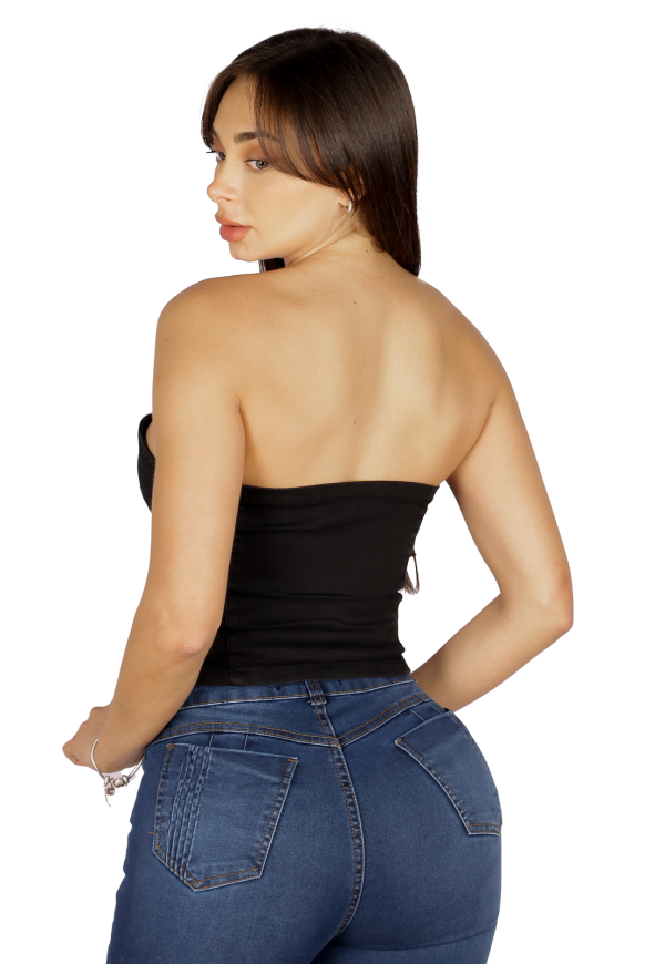 PETO NEGRO ELASTICADO - Imagen 2